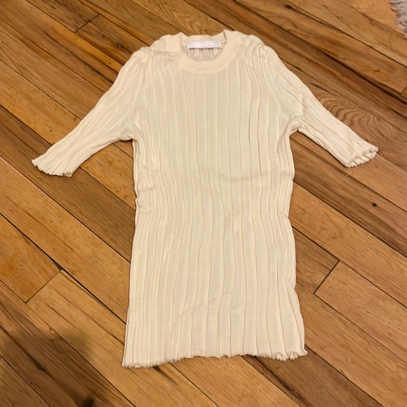 Helmut Lang Ribbed Wool Top - Picture 2 of 2